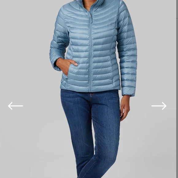 32 Degrees Vibrant Blue Quilted Jacket - Picture 9 of 14